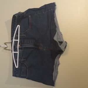 High waist denim shorts 14
